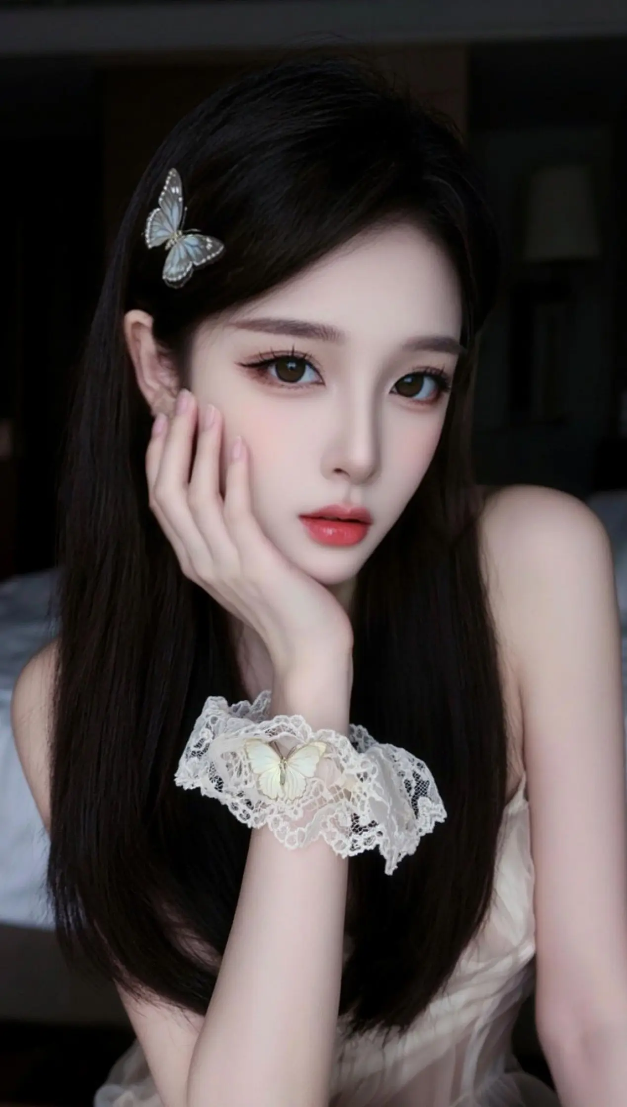 甜御妆容教程 纯欲仙女系列 甜系女生必备 蕾丝发饰造型 纯欲甜美妆造型分享