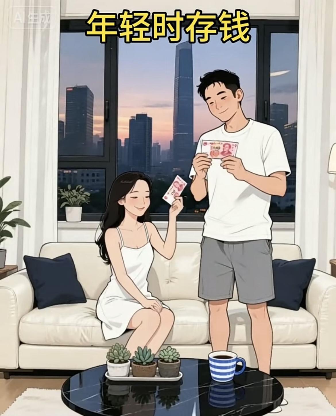 “ 年轻时存钱和年轻时不存钱的区别 ”[白眼][吃瓜群众]