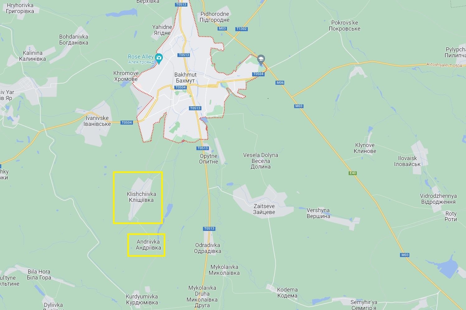 大递方面称，乌军已经收复了Klishchiivka 和 Andriivka 。很