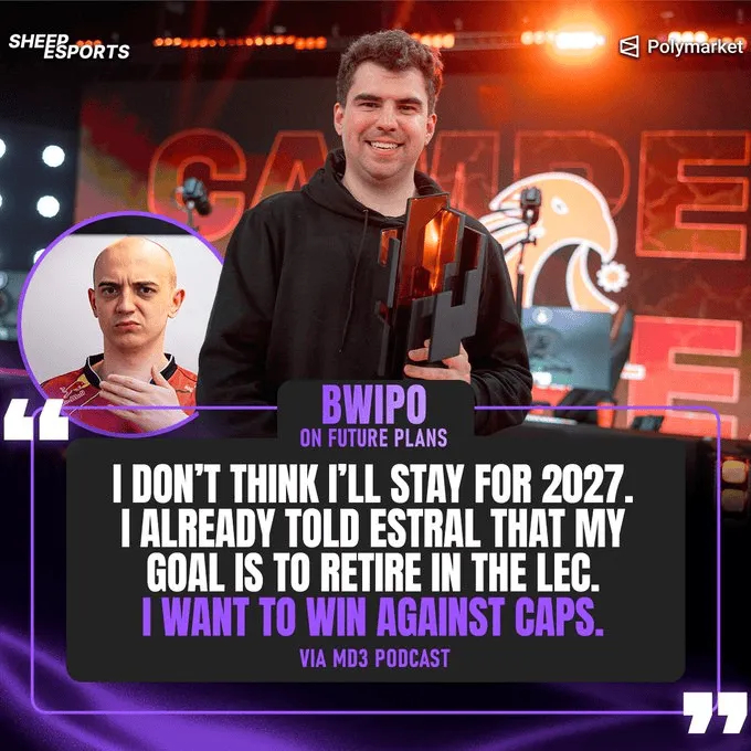 巴西次级联赛今晨落下帷幕，前 LCS 明星上单 Bwipo 所在的 Estral