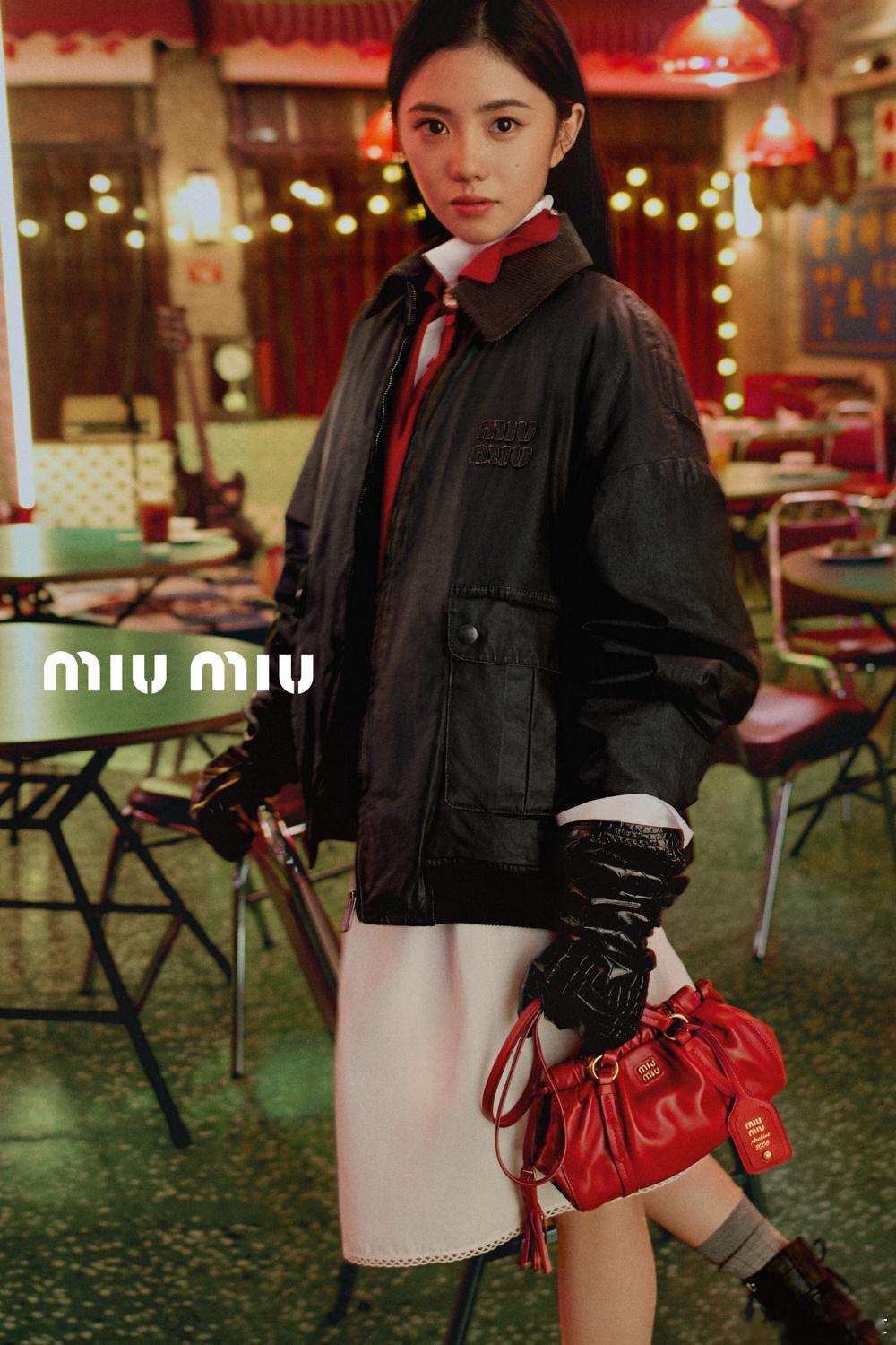 刘浩存 for Miu Miu： 