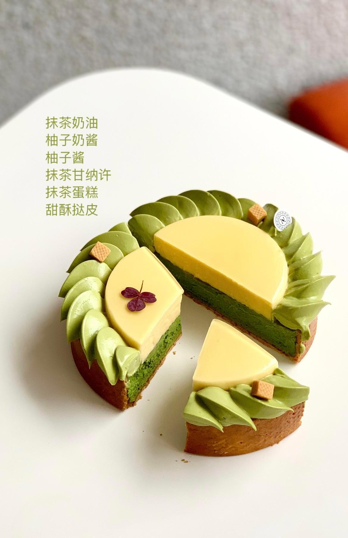 要给老婆过生日让我品尝一下N²的这款蛋糕🍰抹柚焦绿🍵 