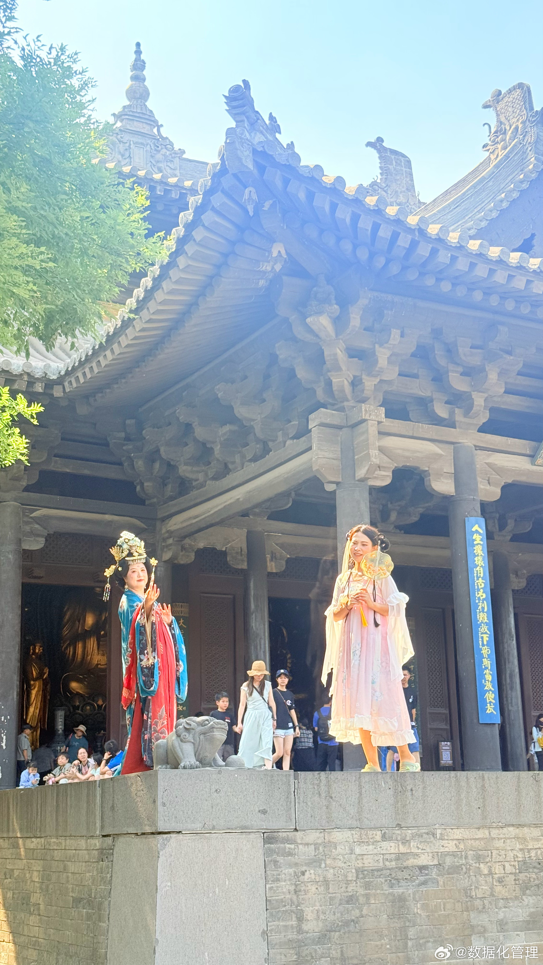 穿越回古代之打卡华严寺，讲真大同古城真的太适配汉服出行了…… 
