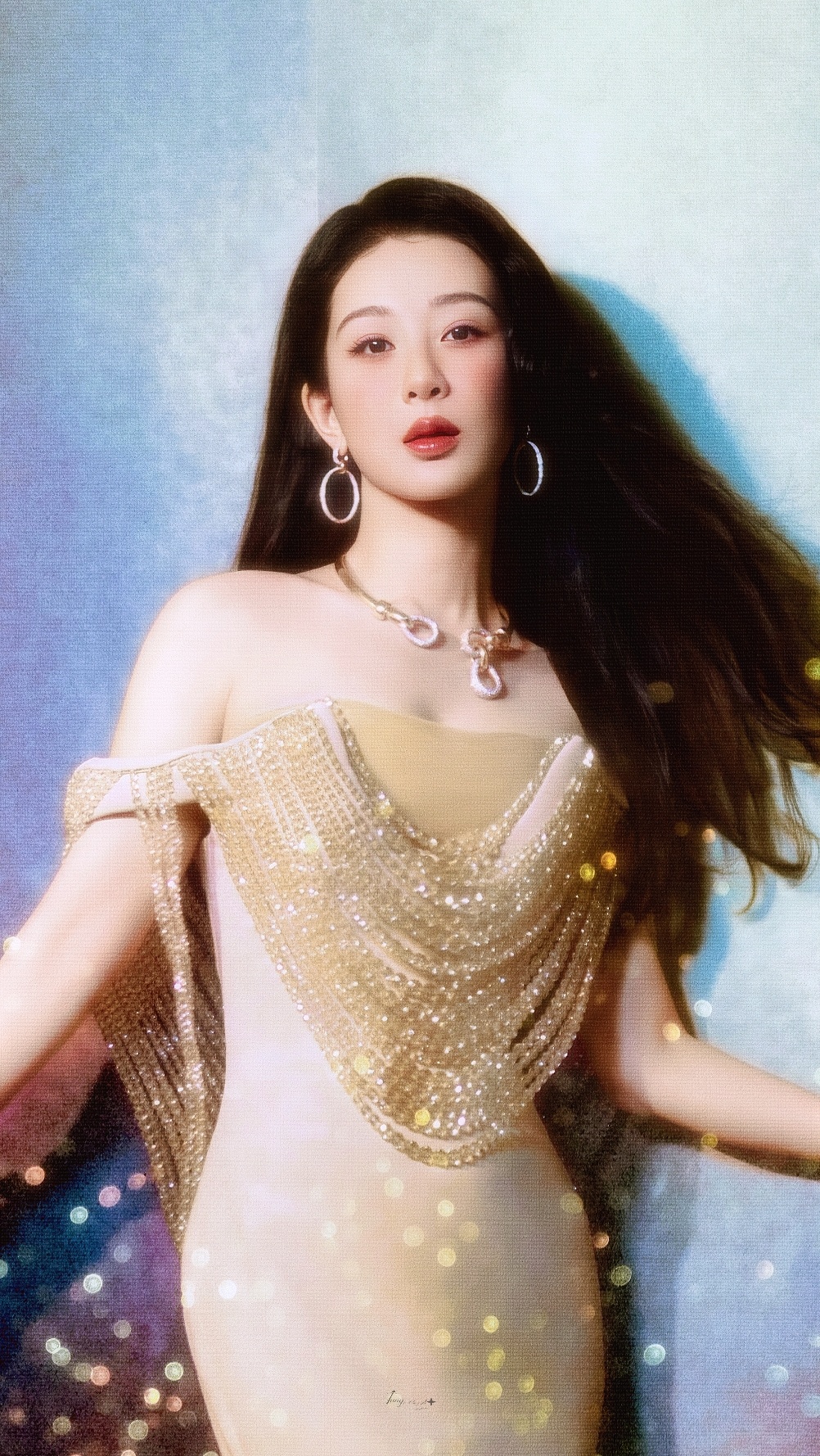 杨紫♡“温柔与耀眼 共存˻˳˯ₑ”宝曼兰朵全球品牌代言人杨紫 yz杨紫百花北京宣