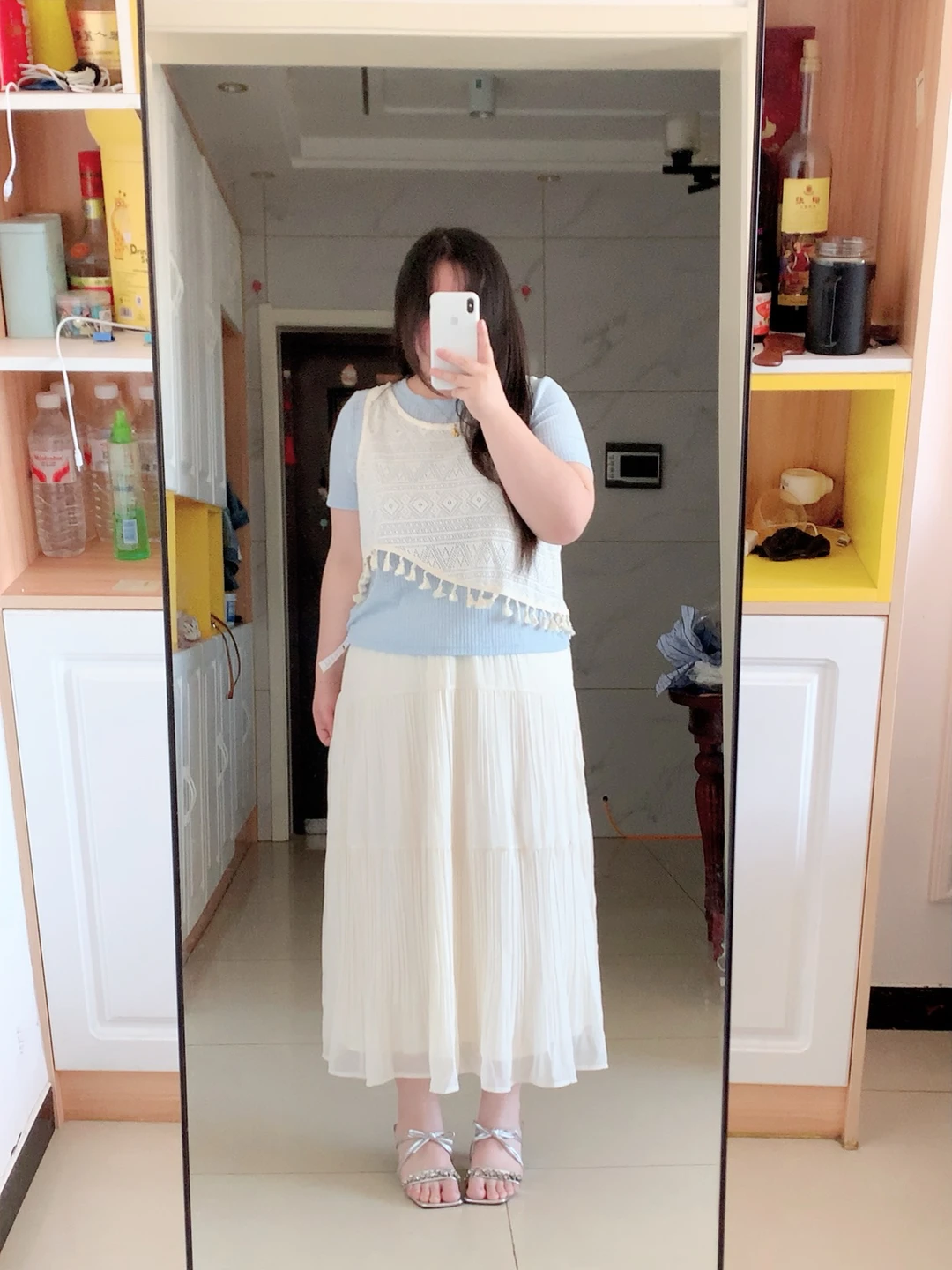 190斤｜白裙子果然是夏天的味道！！！