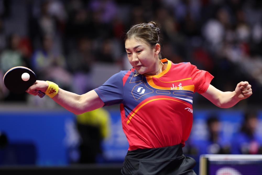 全运会乒乓球女单铜牌赛，陈梦4-1击败朱雨玲，获得女单季军

全运会乒乓球成年组