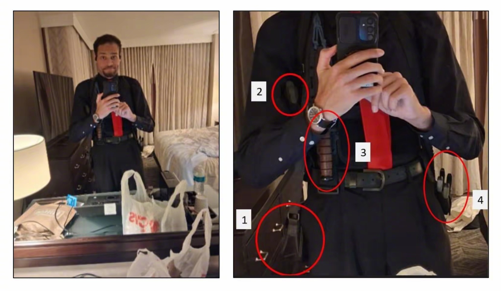 白宫记者晚宴枪手艾伦作案前自拍照曝光，这个枪手艾伦，本来以为是个王者，没想到是个