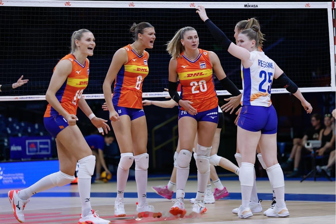 【国家女排联赛荷兰3-2力克德国】2025世界女排联赛国家排球联赛 6月22日贝