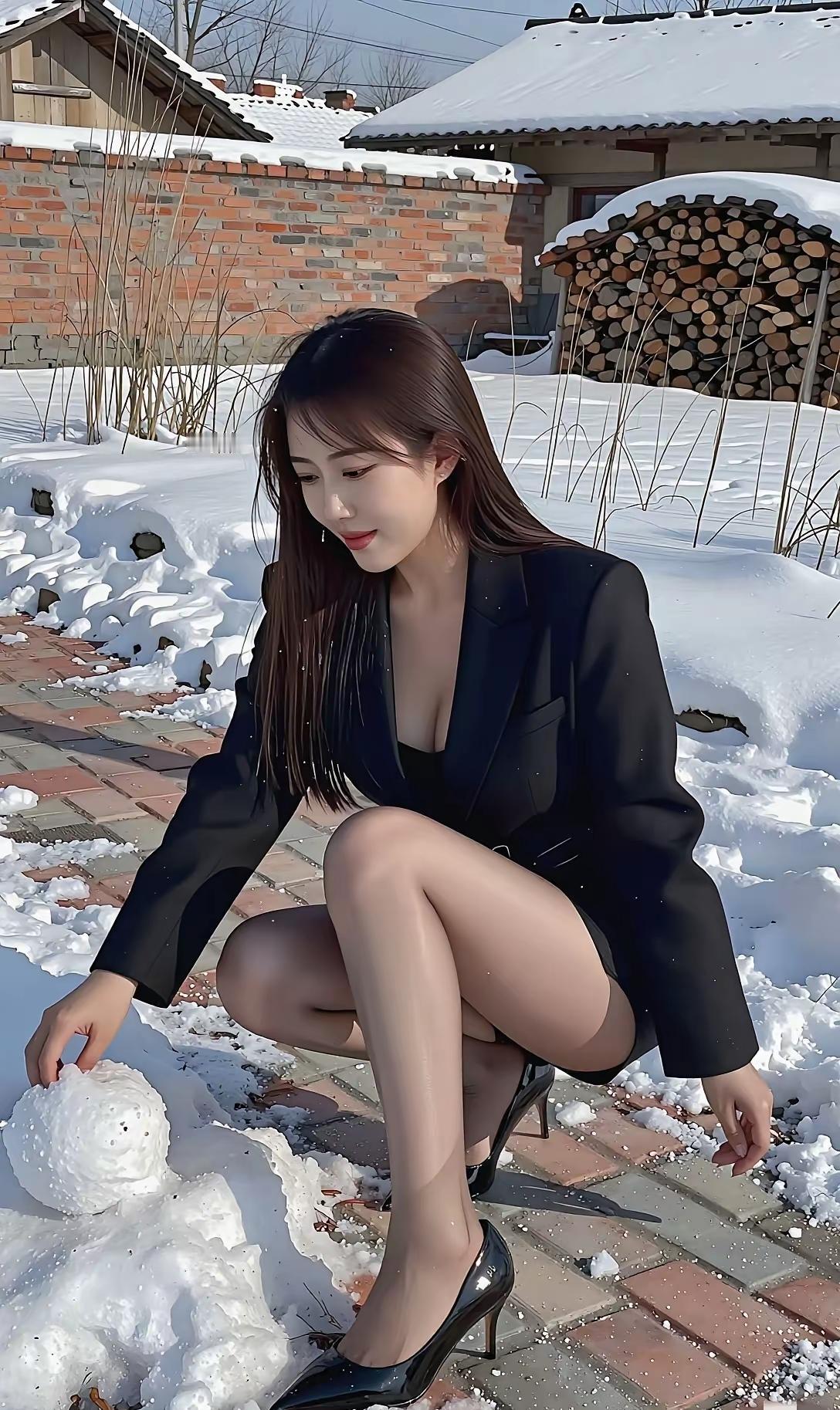 下雪的日子，你会去堆雪球吗？