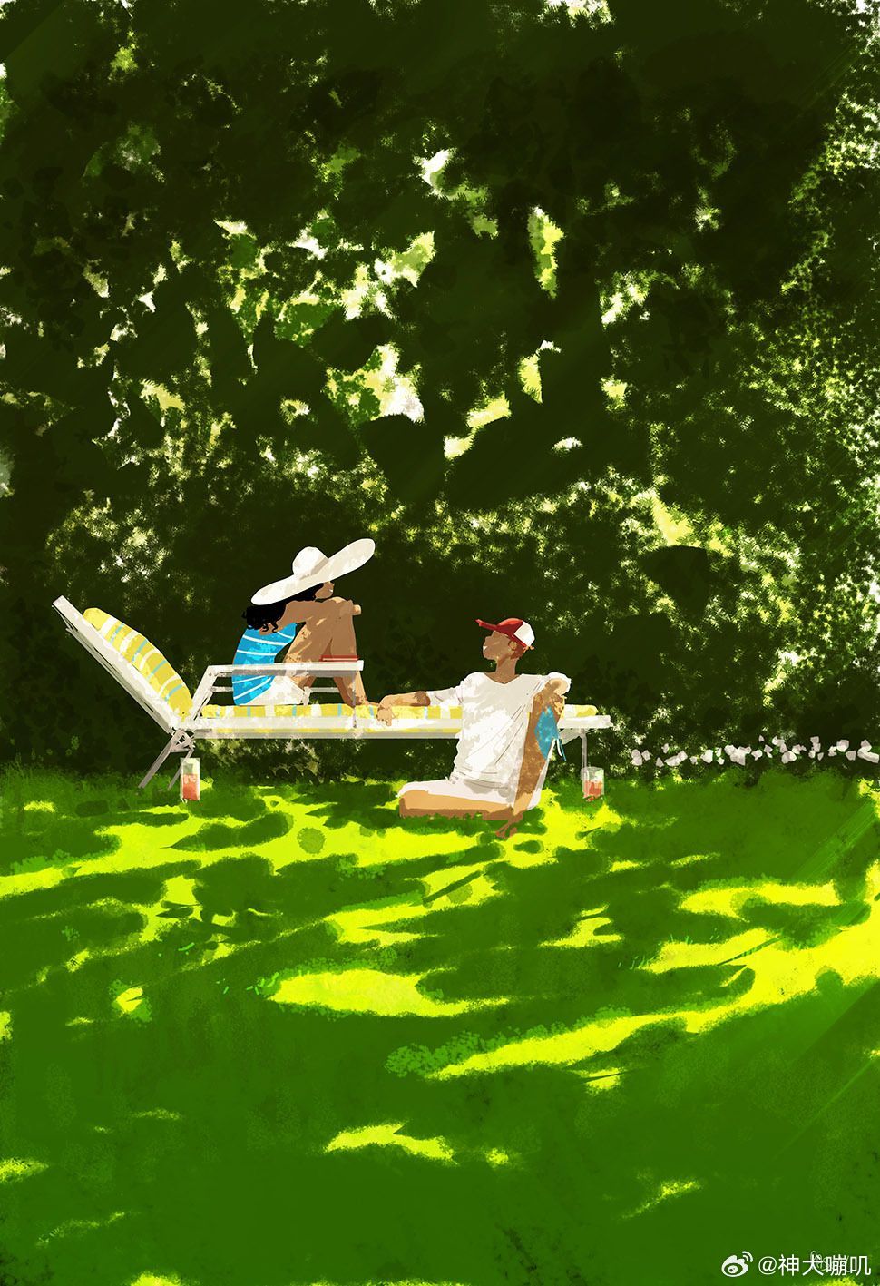 Pascal Campion 感觉是位能把幸福画出来的画师~ 