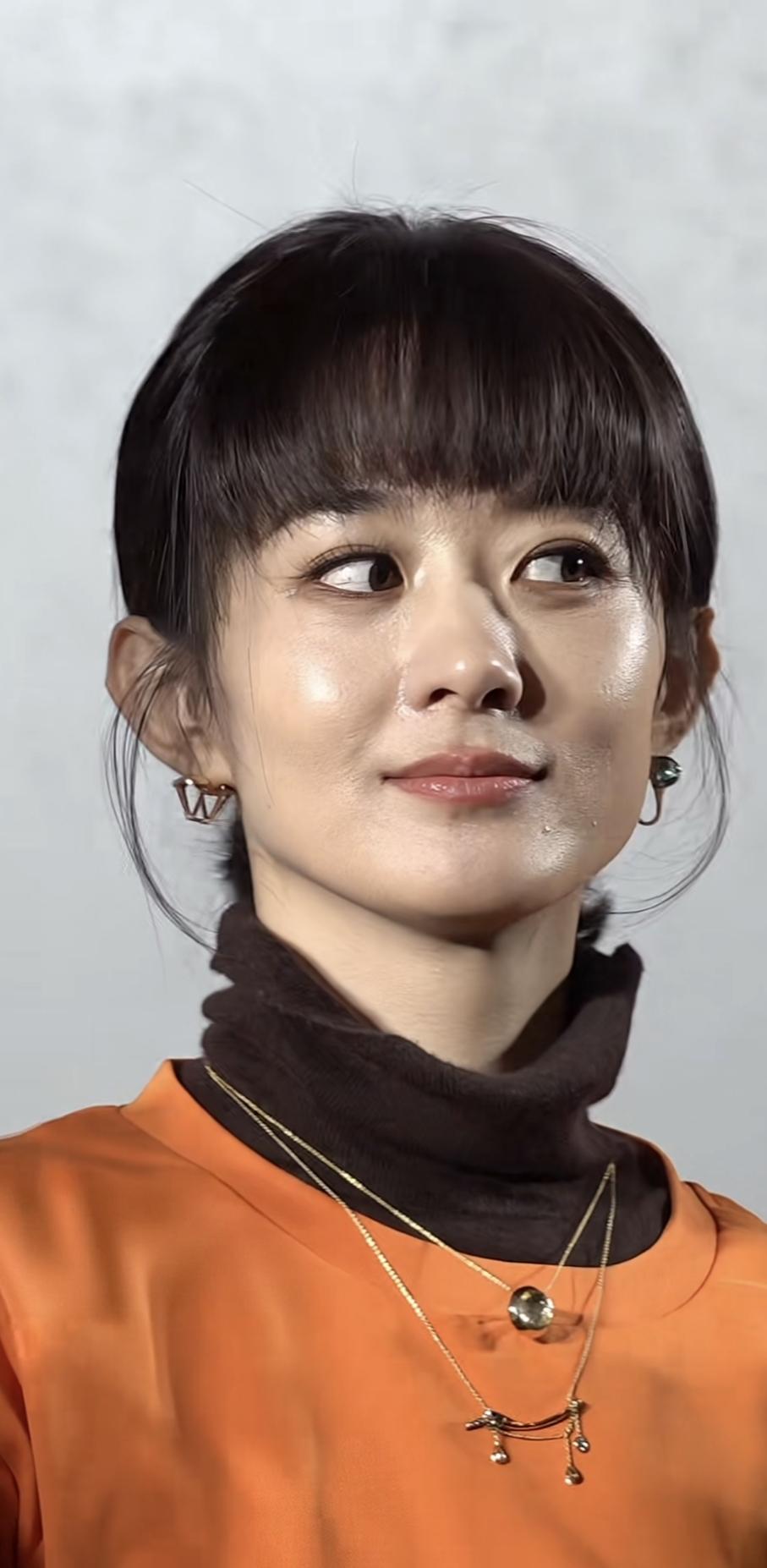 赵丽颖，无美颜无滤镜的状态