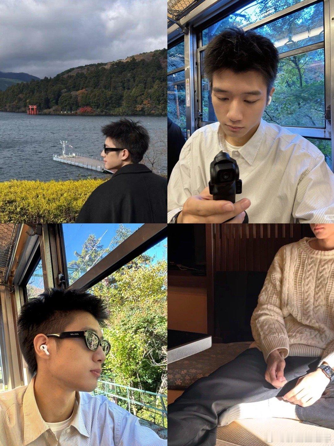 彭高更新啦！图1️⃣氛围感太好🥳图1️⃣的构图是好看的高哥真的很喜欢这种和水面