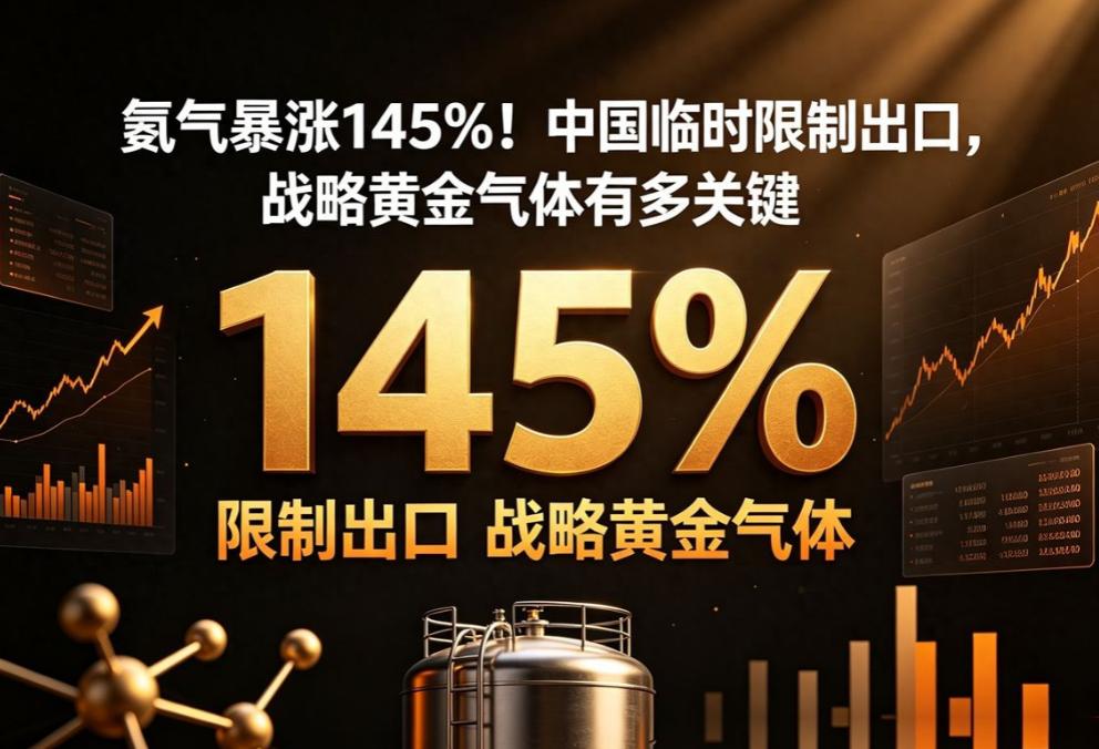 此前，商务部、海关总署发布公告，对氦气实施临时禁止出口管理。这件事看起来只影响一