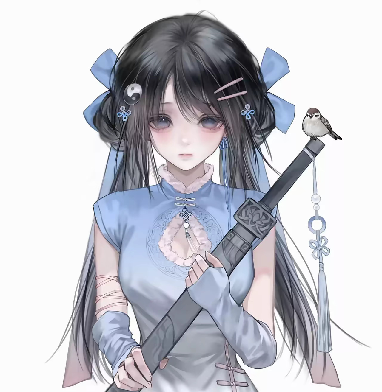 动漫女头|单人女头|动漫头像 