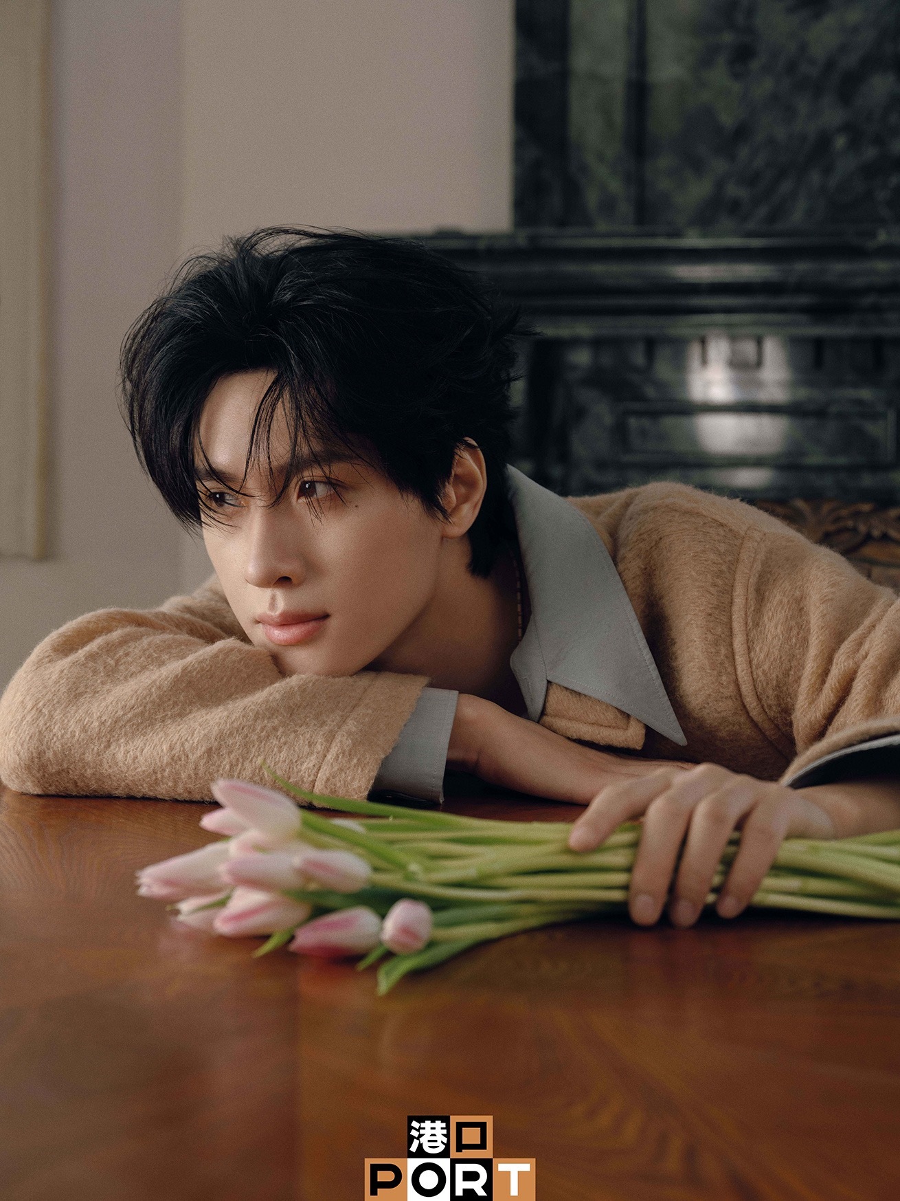 展轩PORT中文版封面展轩PORT中文版封面🈶秋冬居家男友风温馨又美好被石头开