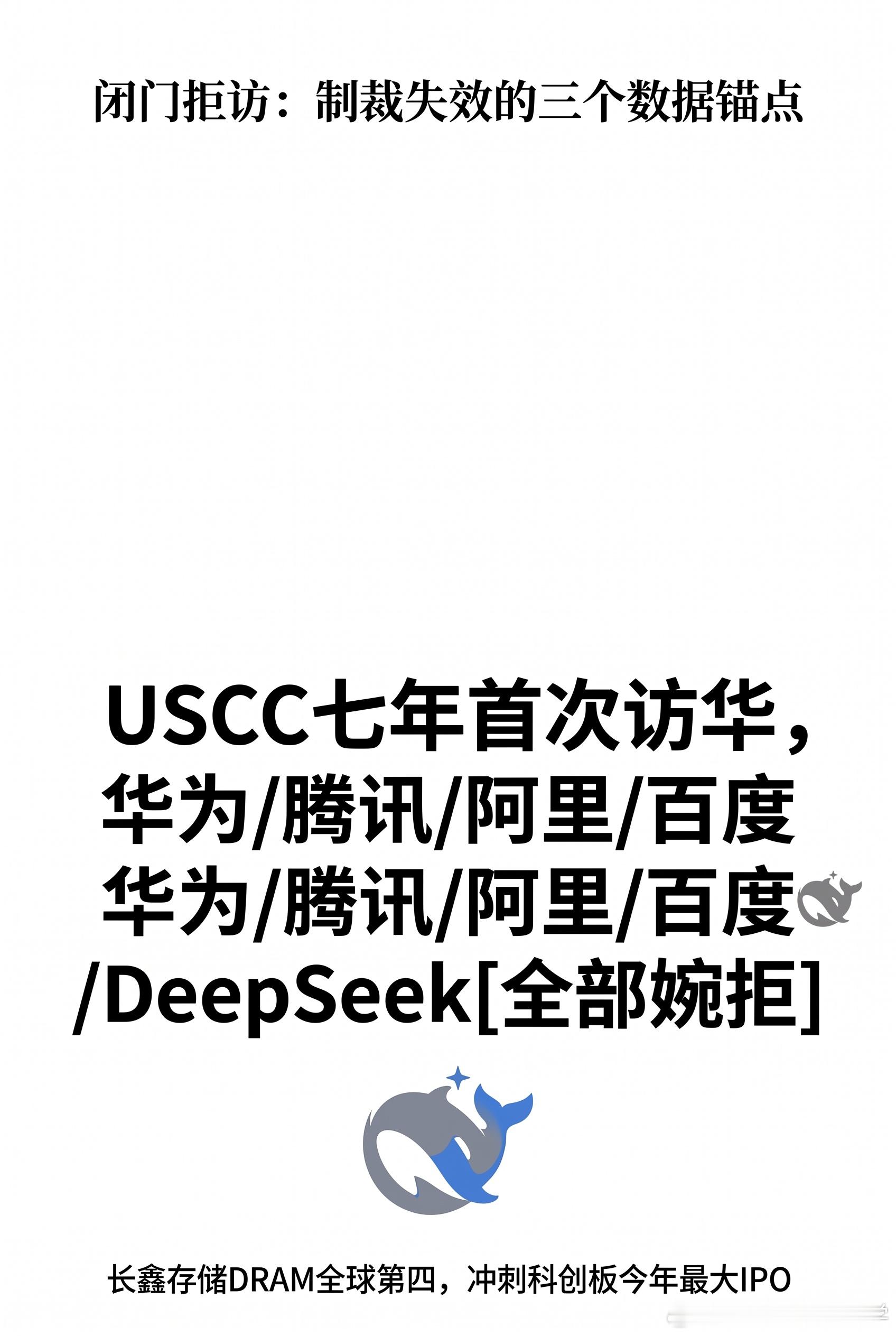 【美国制裁机构访华被集体婉拒】这个USCC可不是什么中立智库，而是国会专职鹰派，