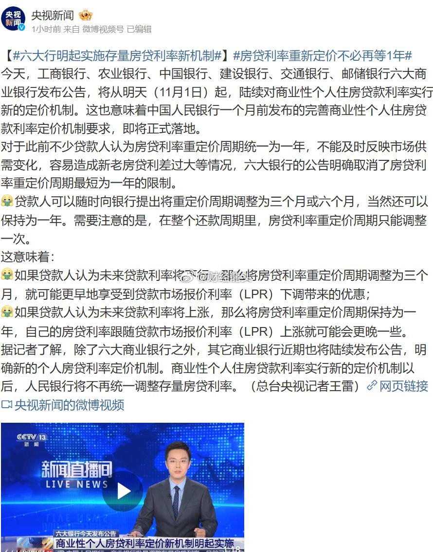 在传统的房贷市场中，借款人的房贷利率调整往往遵循固定的周期，通常为一年一次，这意