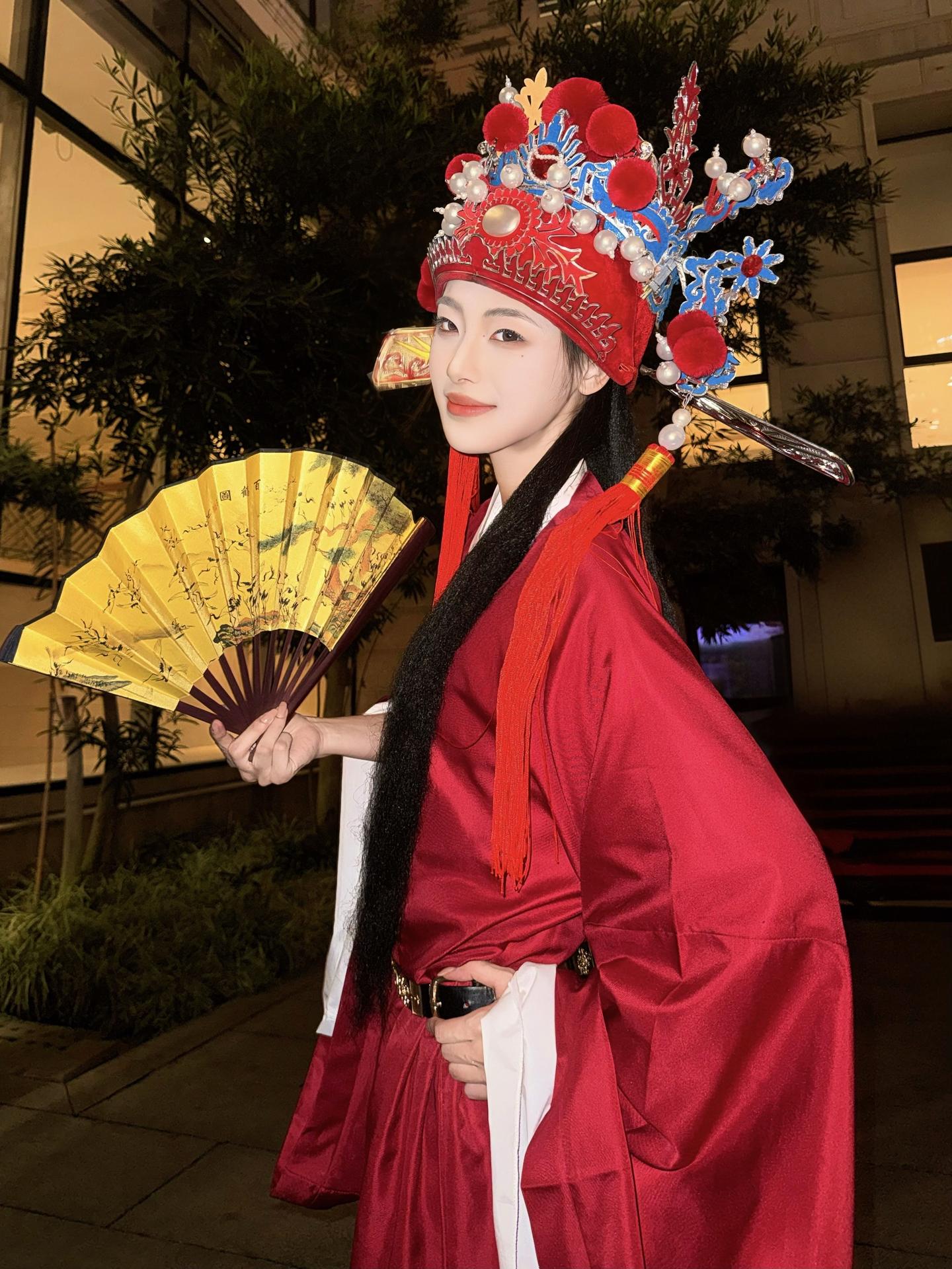 汉服 状元郎 女驸马 ootd 汉服模特