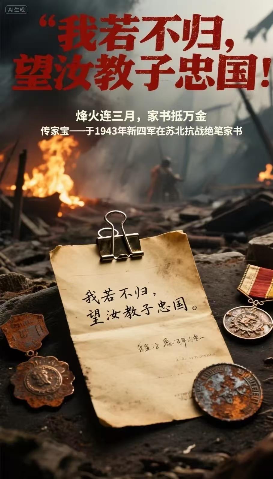 刚刚刷到一个直击心灵的短视频，很想分享给大家：
 一个学生问老师：“那些抗日战争