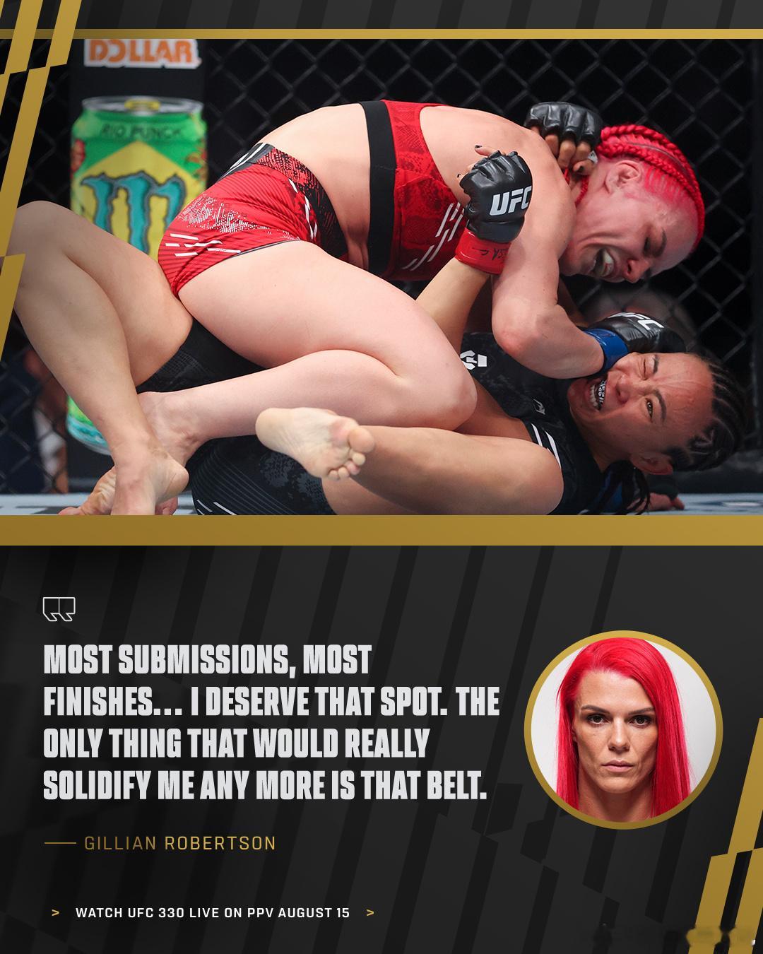 UFC UFC330赛前采访——吉莲·罗伯特森Gillian Robertson