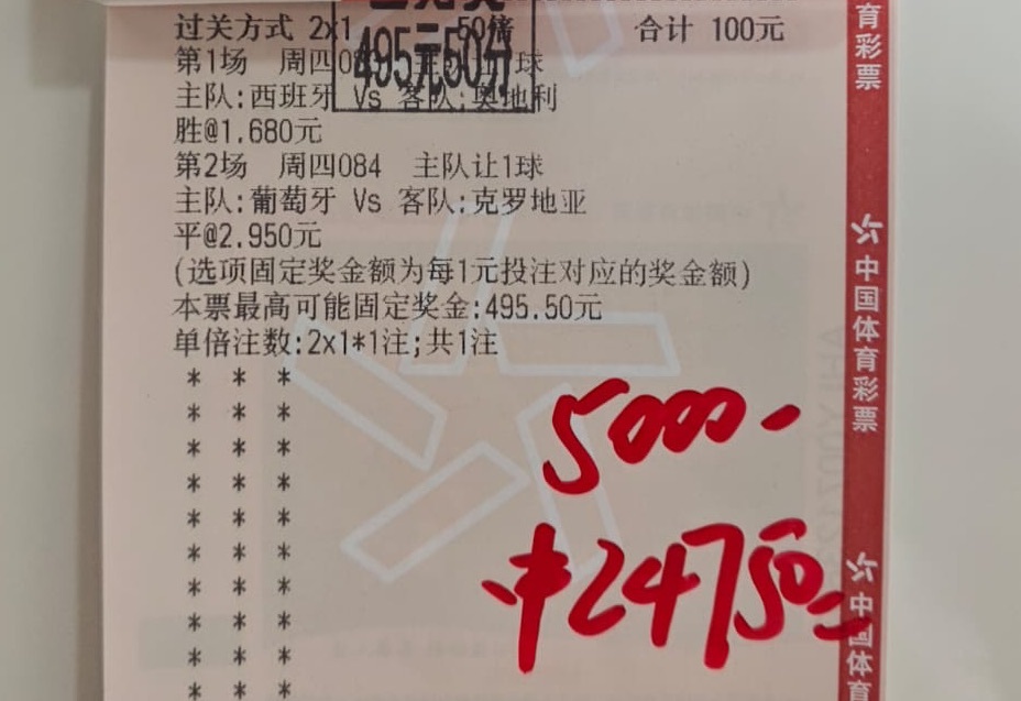 5倍让球二串成功拿下，这波无敌了西班牙vs奥地利世界杯葡萄牙vs克罗地亚瑞士vs