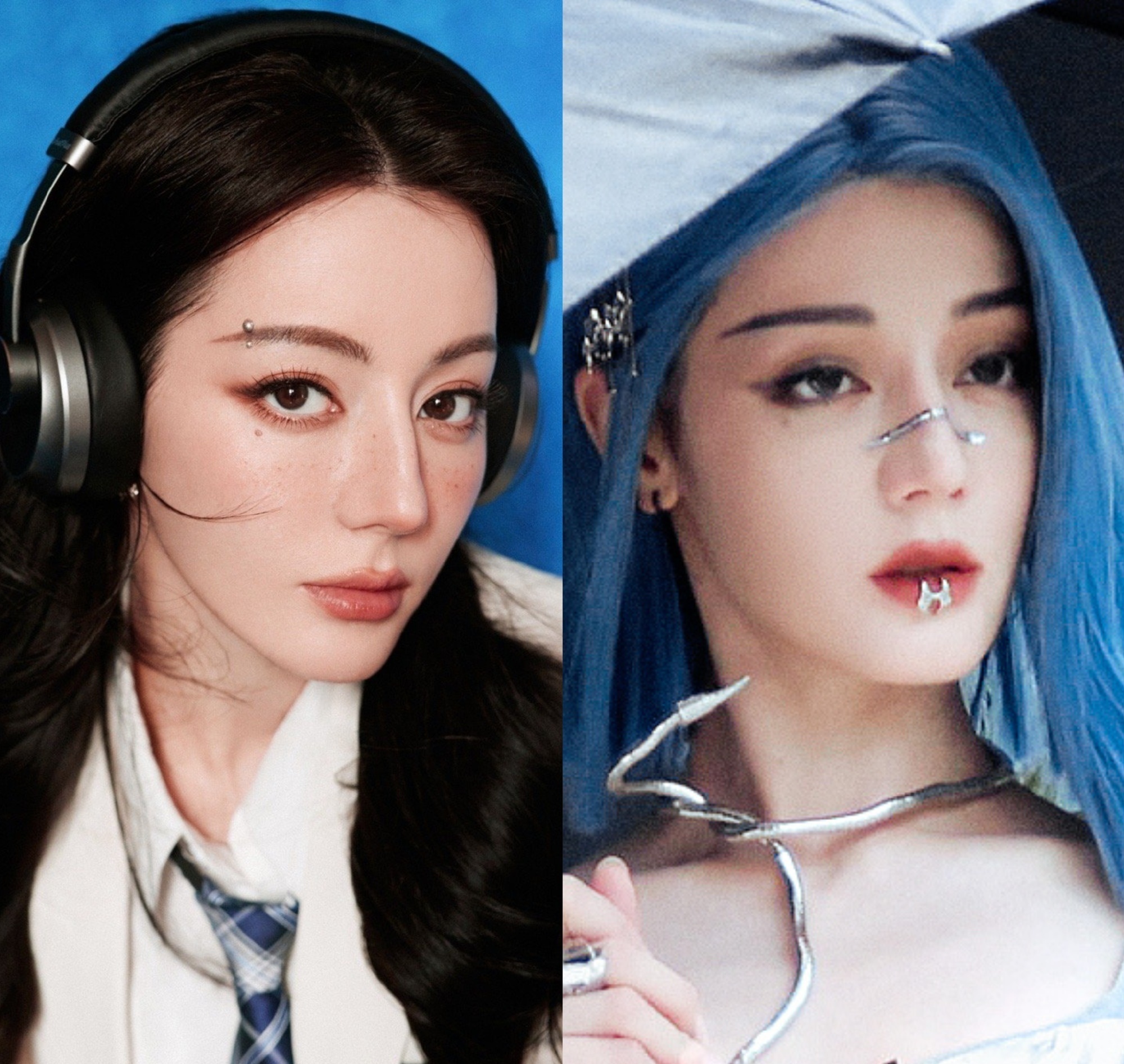 迪丽热巴的建模脸，过于标准化了，以后美女都按照这个建木吧，动漫啥的 ​​​