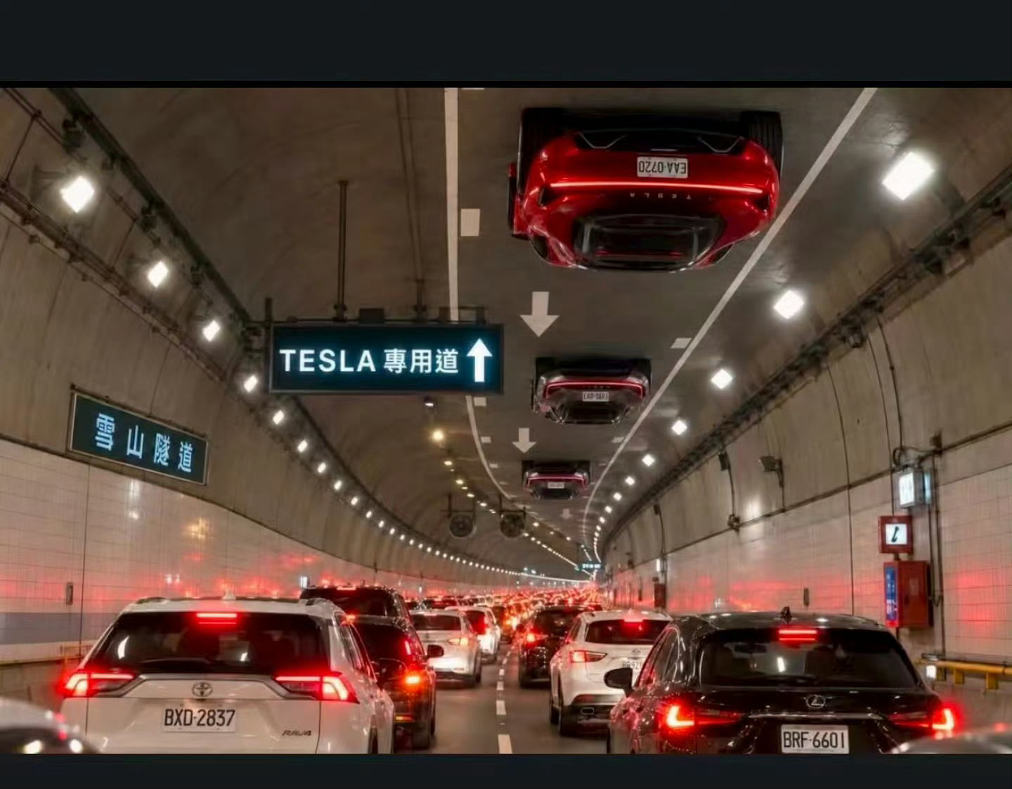 网友已经开始想象了...[doge]特斯拉跑车时速可达370公里特斯拉Roads