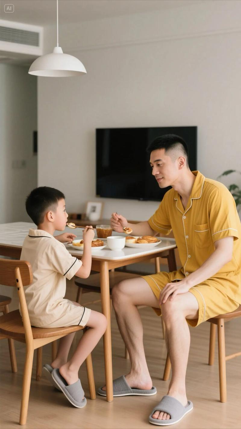 父子八大定律：
 
1. 爸爸越强壮，孩子越骄傲
父亲健康有力量，是孩子童年最可