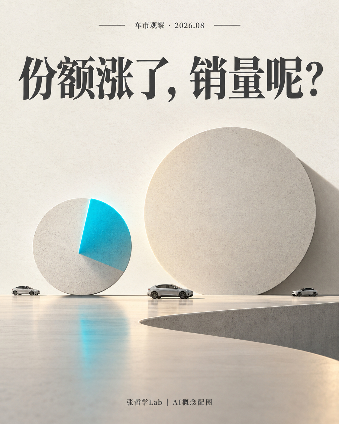 我看8月车市数据，最先停住的地方，是两个放在一起有点别扭的数字。📮新能源零售渗