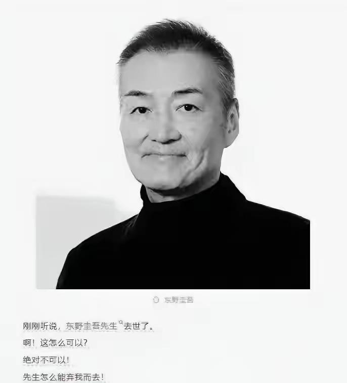 这是易老师的原文，我也觉得易老师有点太激动了。

这么激动的措辞，东野圭吾看不到
