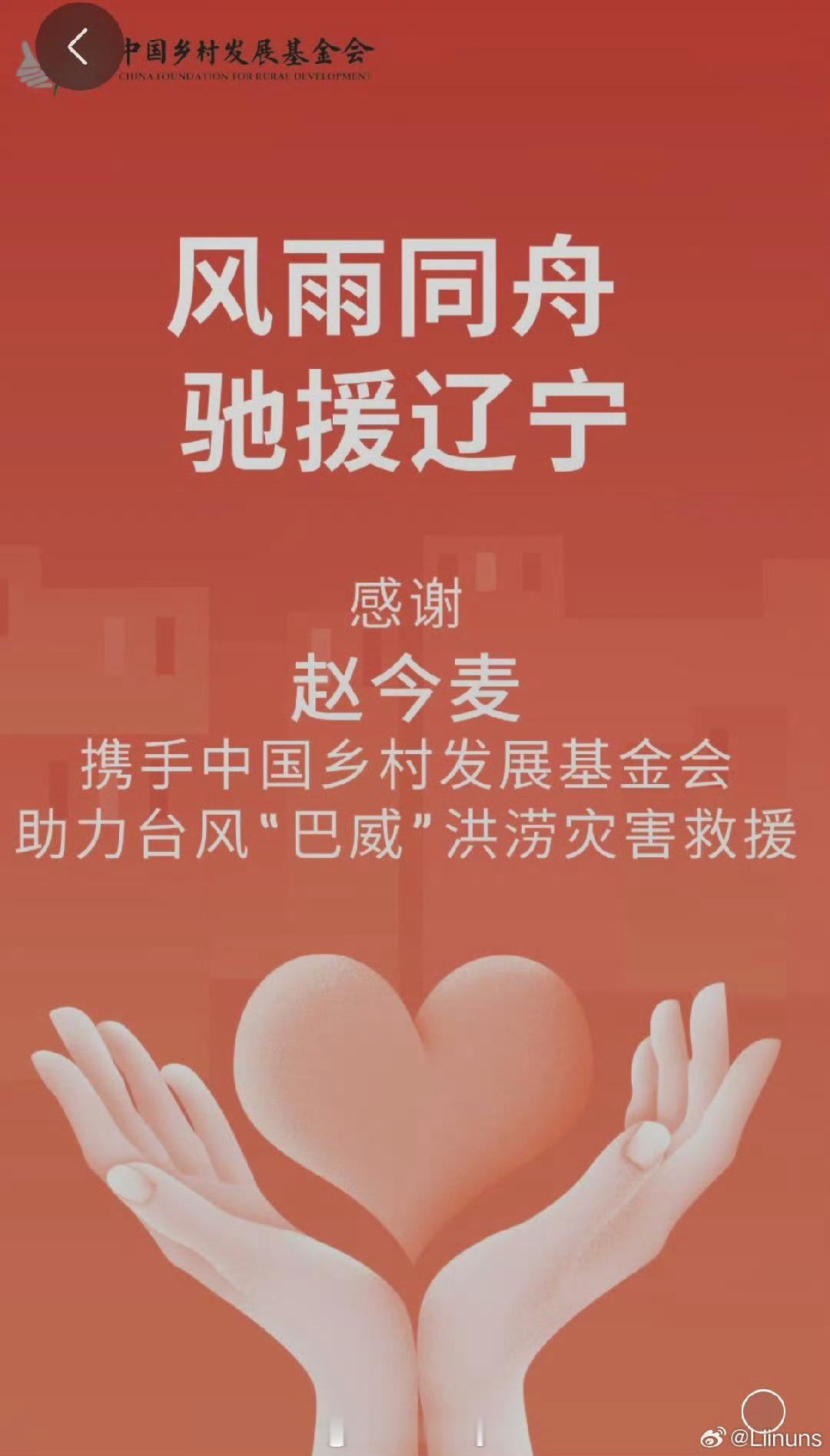 给辽宁驰援的明星有白敬亭赵今麦汪苏泷而杨幂等人是yxh断章取义释放的假消息并没有