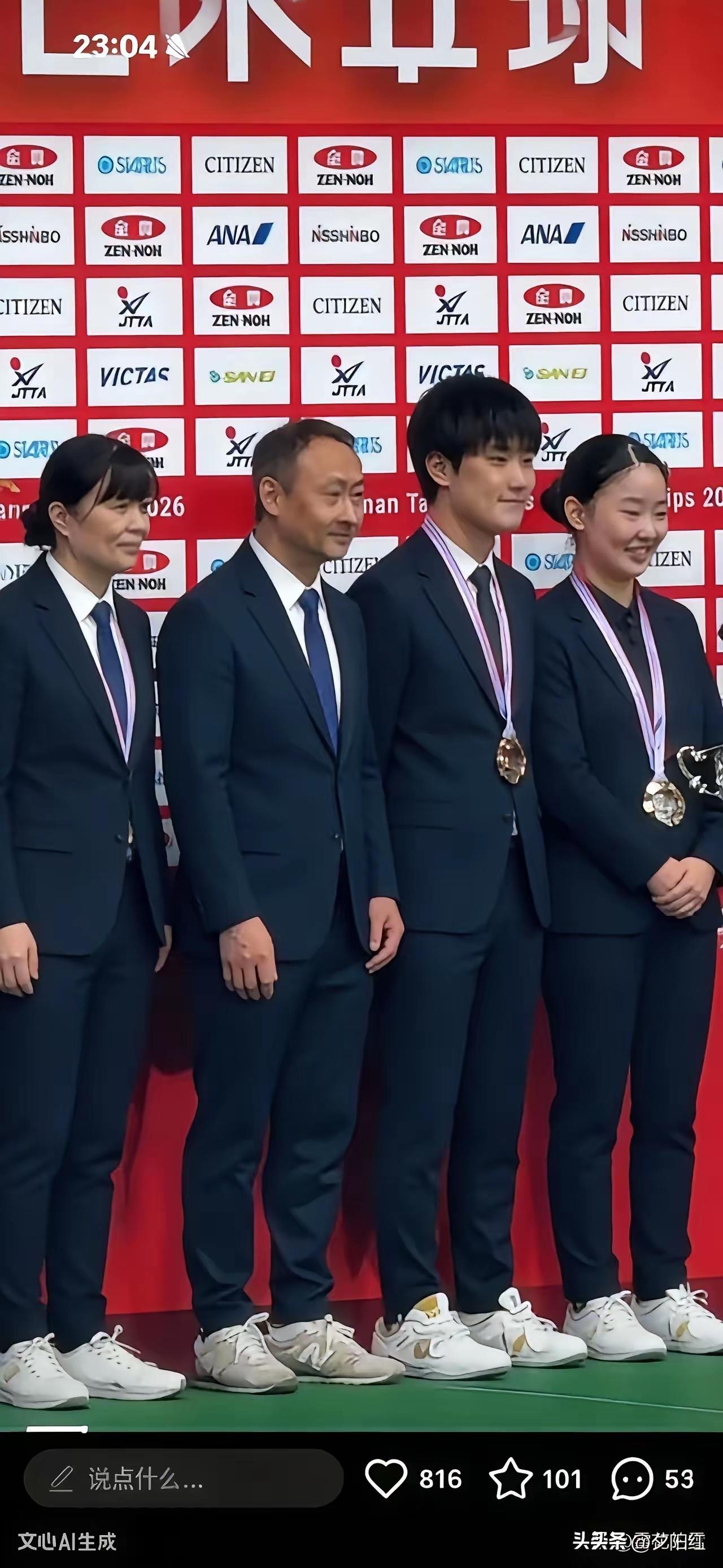 这一家终于苦尽甘来，张本宇夫妇总算熬出了头。他们的一双儿女在世界乒坛都占据着重要