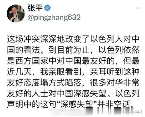 不愧是直接从以色列政府拿预算的张平，倒打一耙起来就是硬气。

有没有一种可能，正