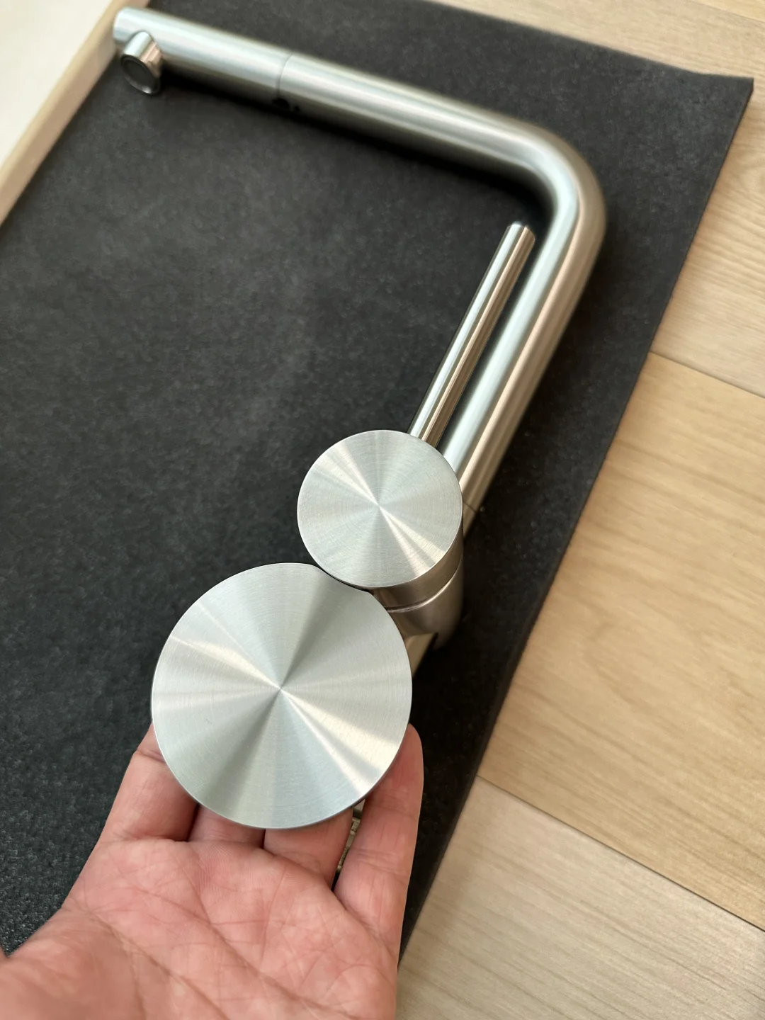 不锈钢龙头的魅力太棒啦，静静感受下💯