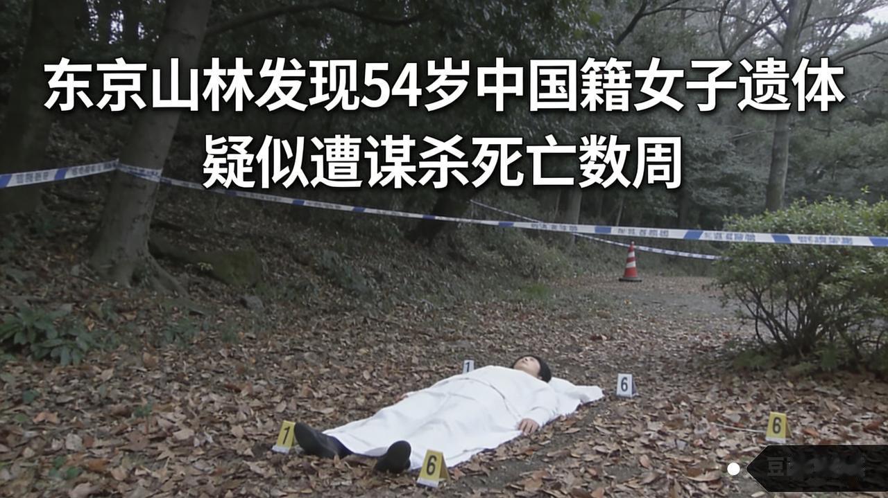 揪心！东京山林发现54岁中国籍女子遗体，疑似遭谋杀死亡数周
 
中国籍女子失联超