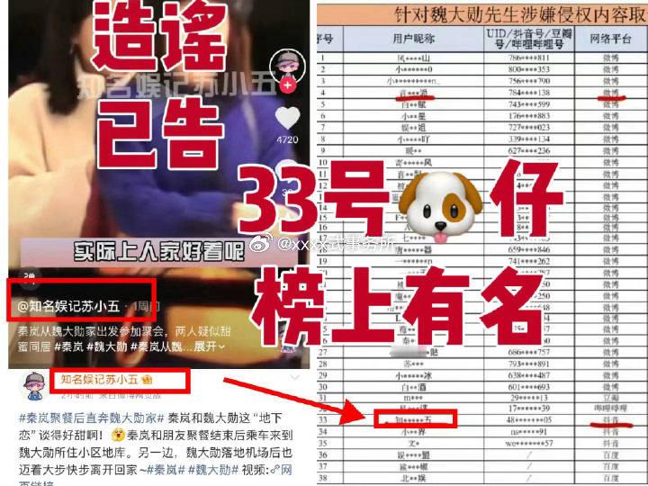 这个狗仔已被魏大勋方正式委托律师开展取证工作，并依法立案，结果今天还在发拼接视频