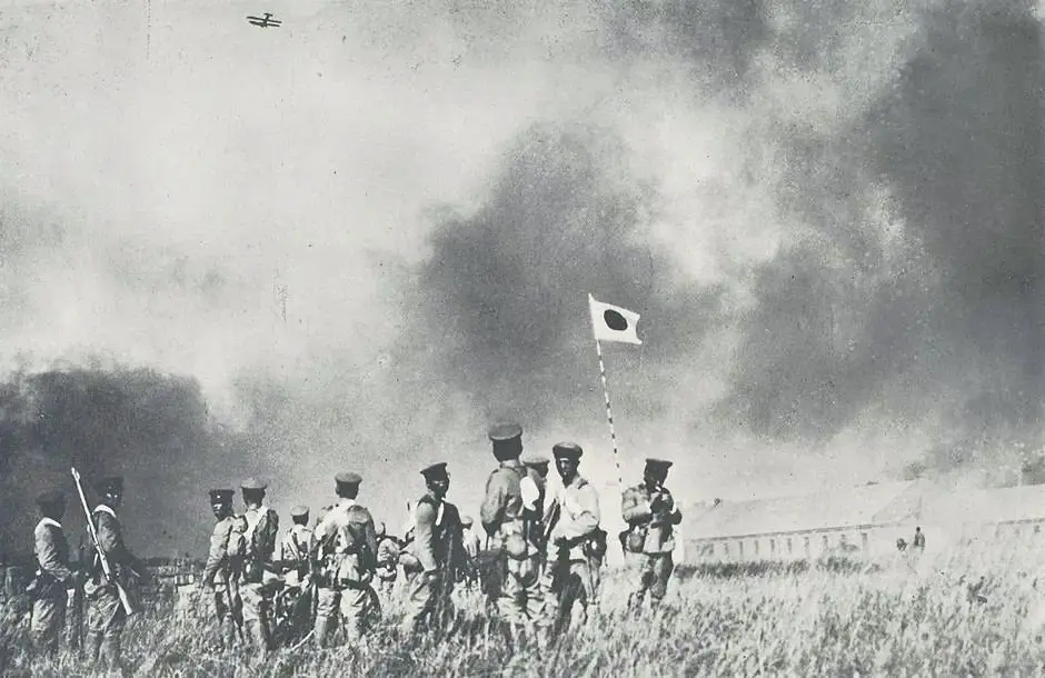 ▲图为1931年“九·一八”事变前，侵华日军（日本关东军）在中国辽宁奉...