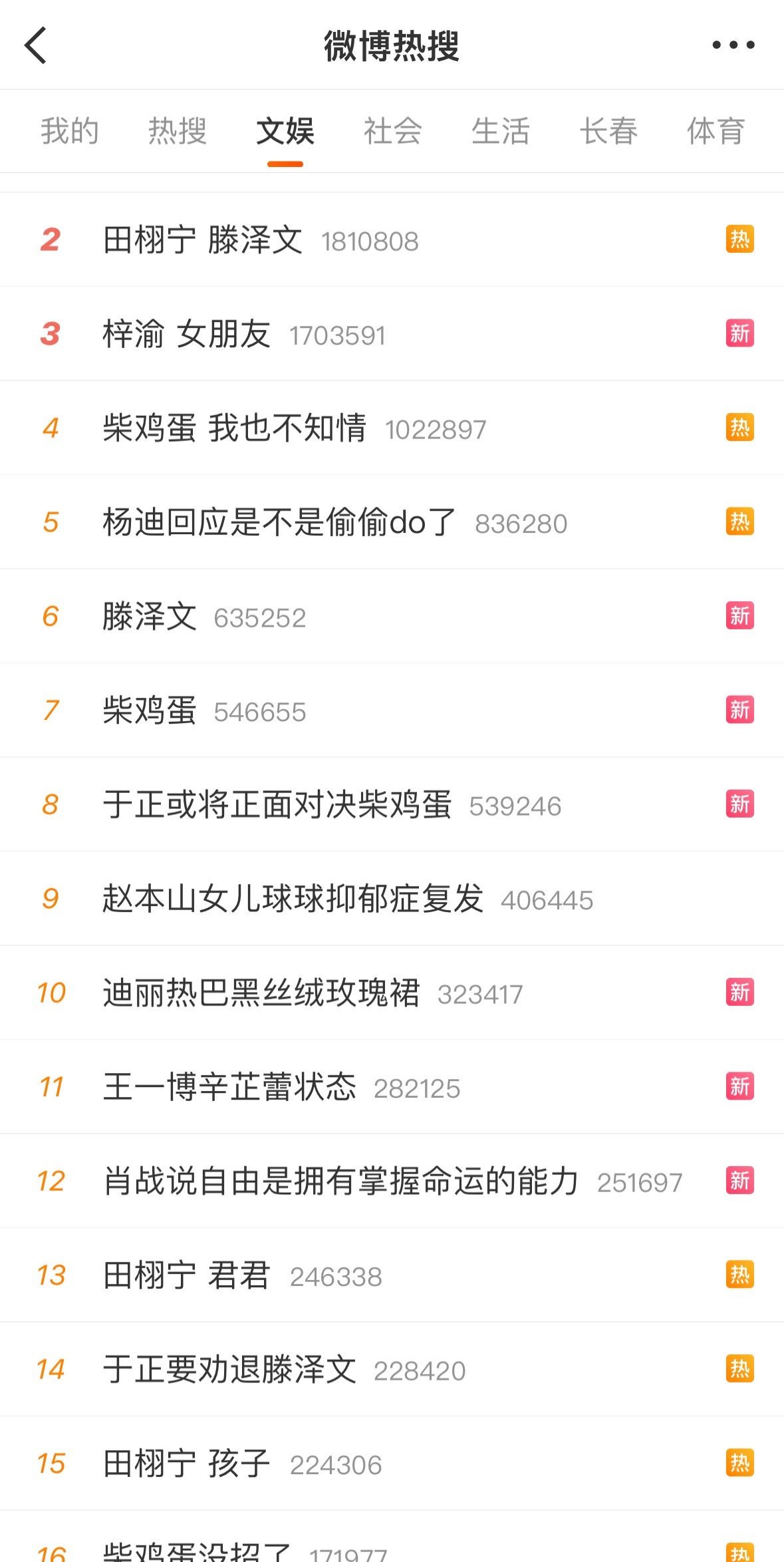 我真没招了…我的热搜好难看 ​​​