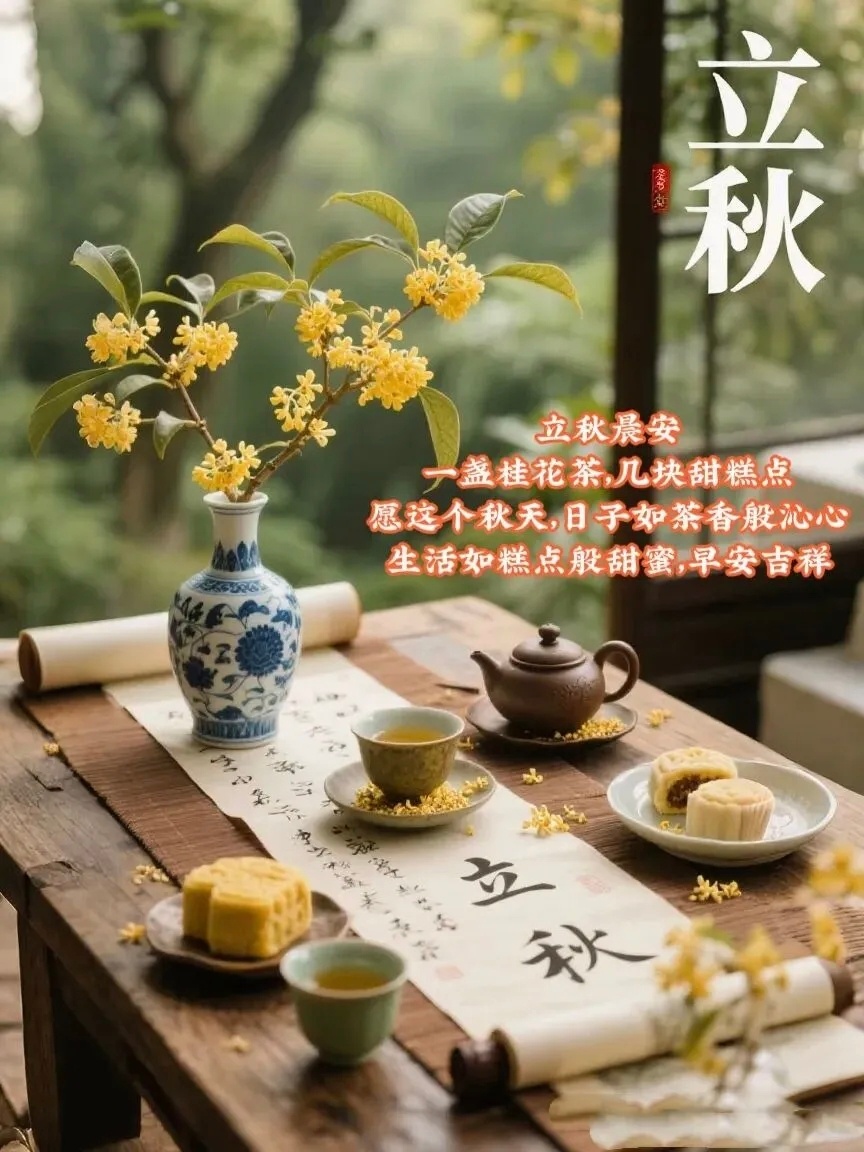 〞𝐻𝑒𝑙𝑙𝑜 𝐴𝑢𝑡𝑢𝑚𝑛!!”立秋🍁，岁月不及念，一晃