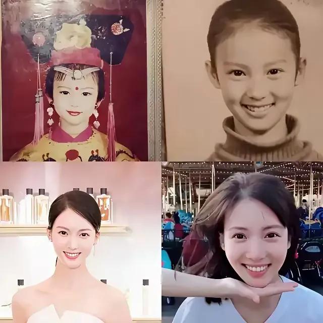 天 啦，原来金晨从小就这么漂亮！年轻的时候，更是惊为天人！

好可惜，我们大部分