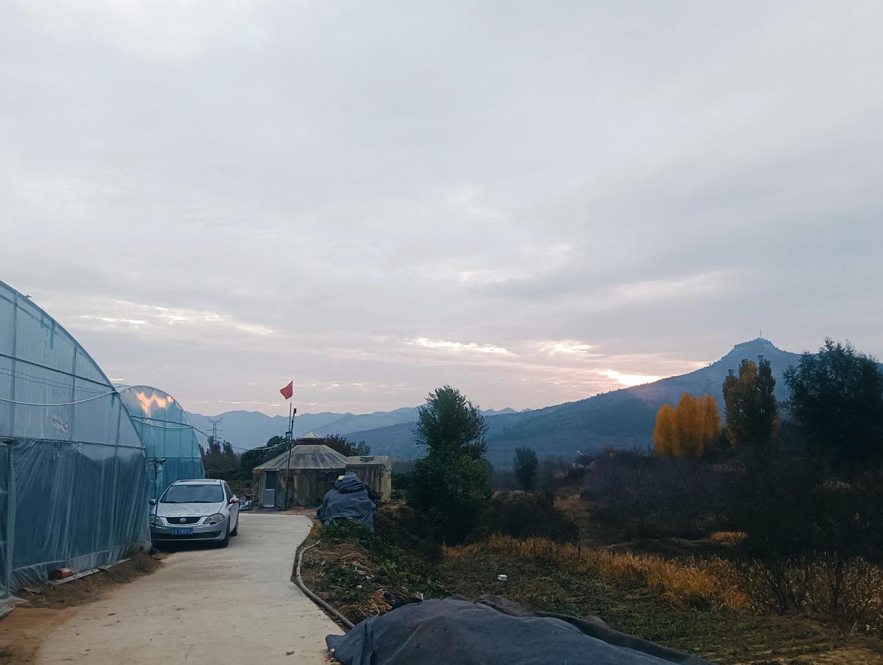 早上的天气真睛让