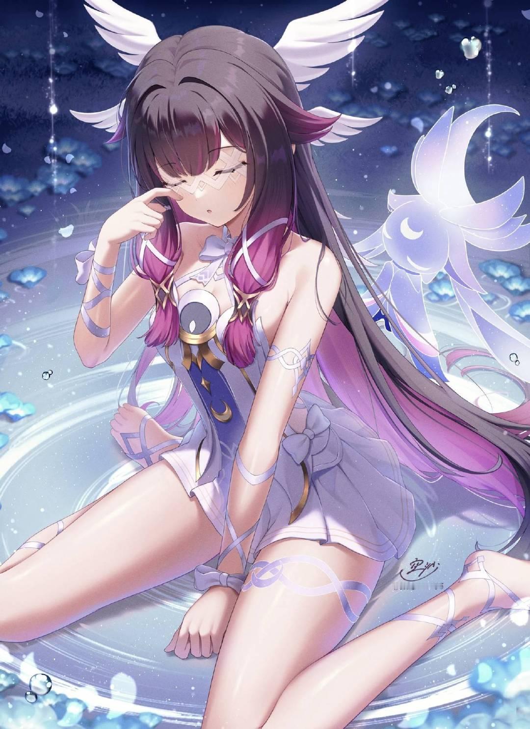 哥伦比娅——原神——画师: 空沙 / Solasuna，网页链接