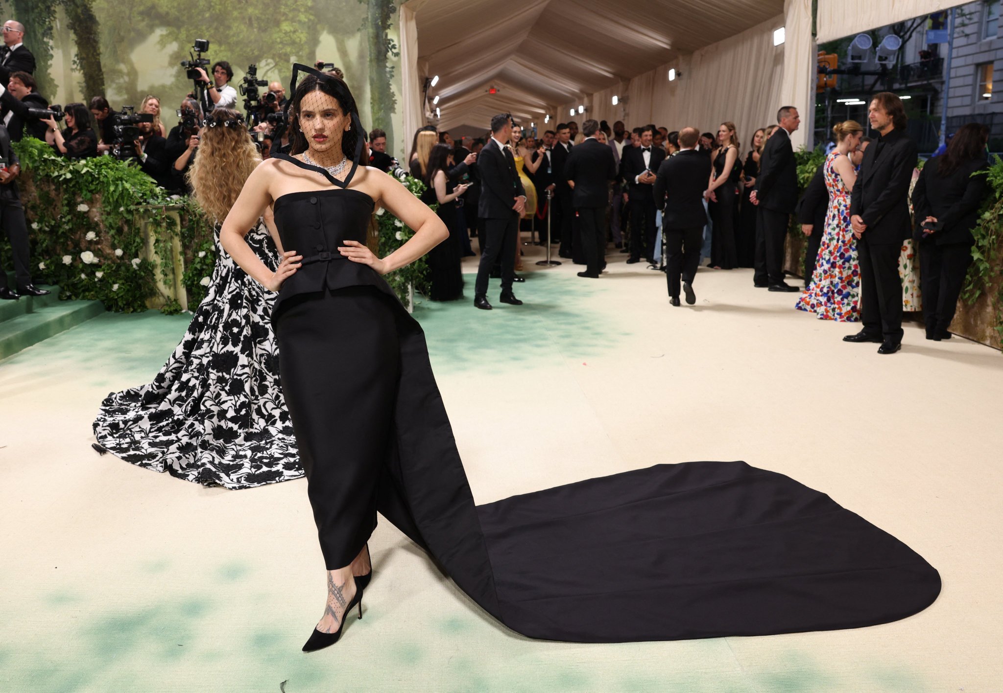 Rosalia的面纱（met gala 2024） 