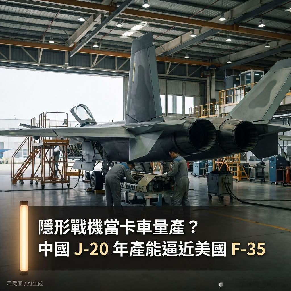 中国台湾省 台媒：老美以為對岸只能慢工出細活，結果殲-20預計在2030年要暴增
