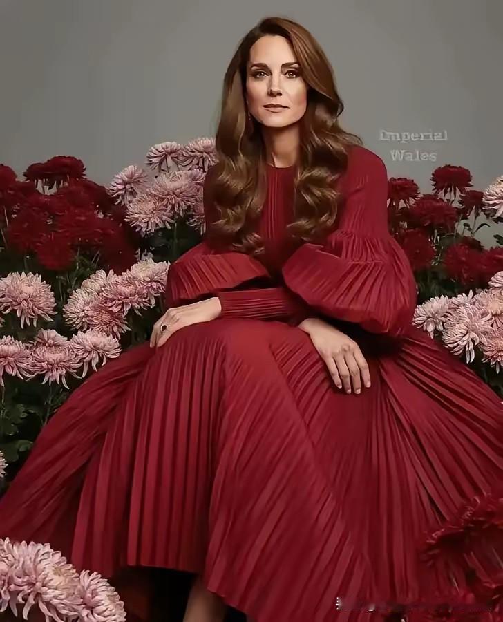 凯特王妃两张新照片，一张现代时尚丽人，一张复古欧式宫廷优雅！
凯特王妃无论是颜值