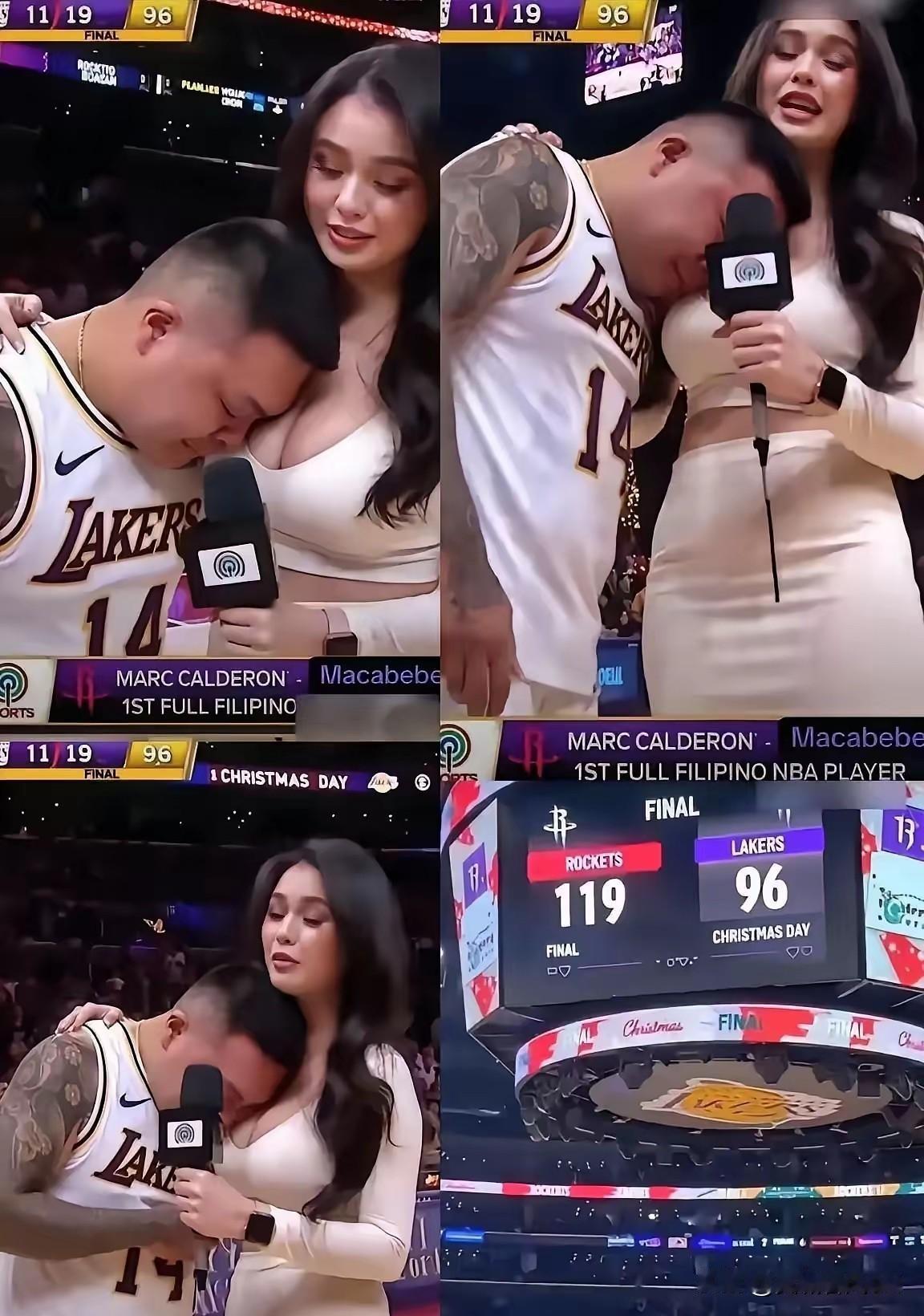 球场内外，胜负之外的温情瞬间
湖人输了，那天，一个球迷哭了，被拍到了，唉，真的挺