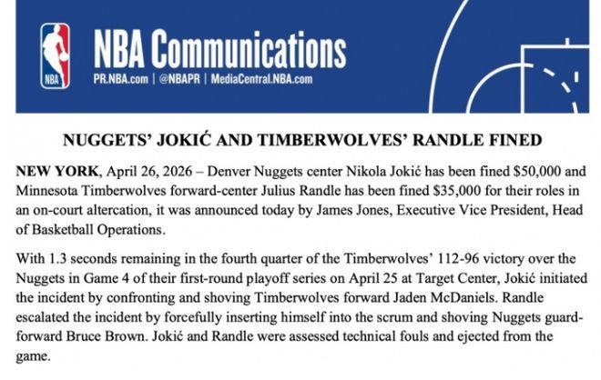 值得一提的是，双方没有球员因为这次冲突被禁赛，在迪文琴佐赛季报销，爱德华兹受伤将