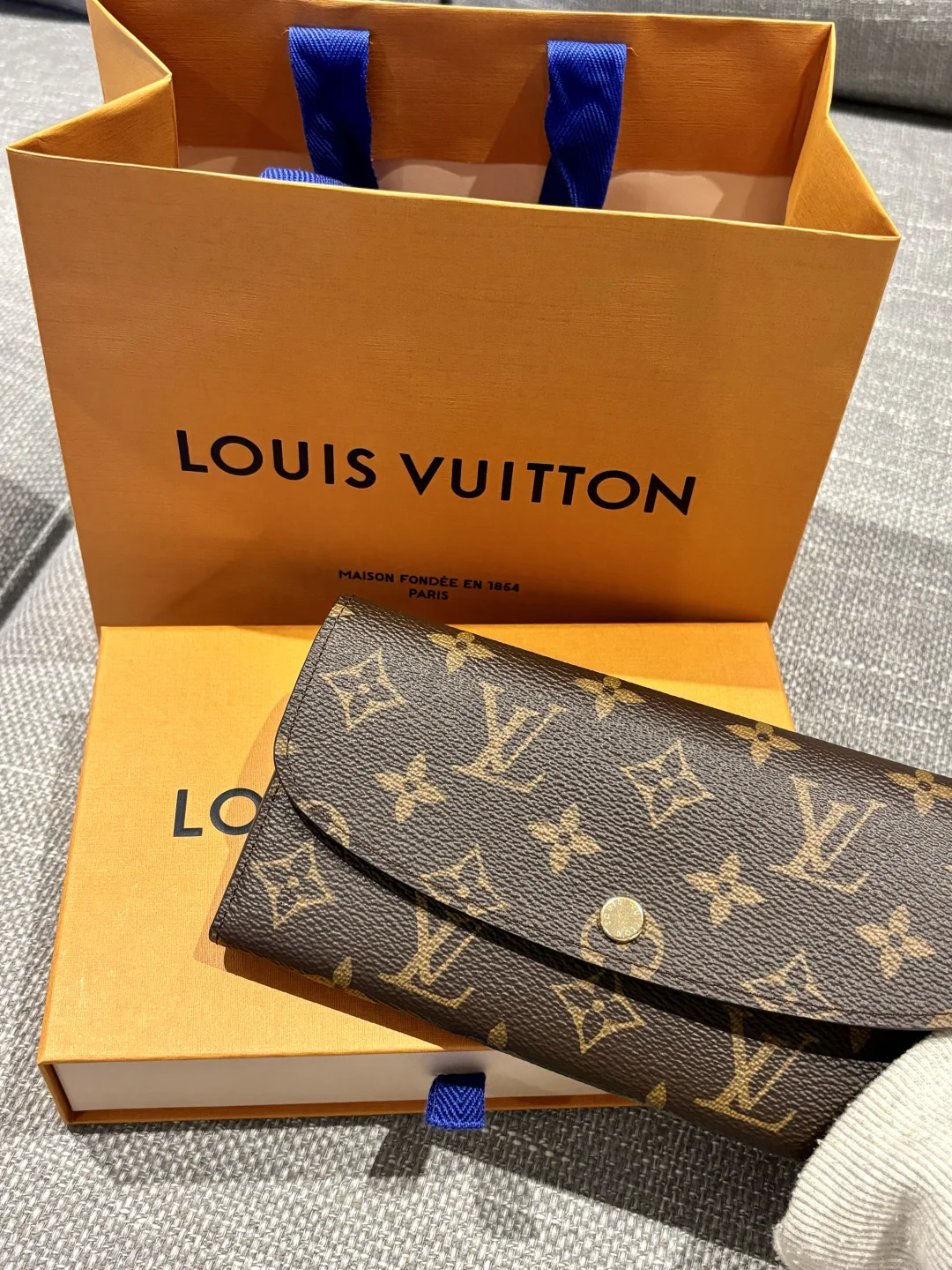 lv长款钱包 很喜欢的六一礼物💖