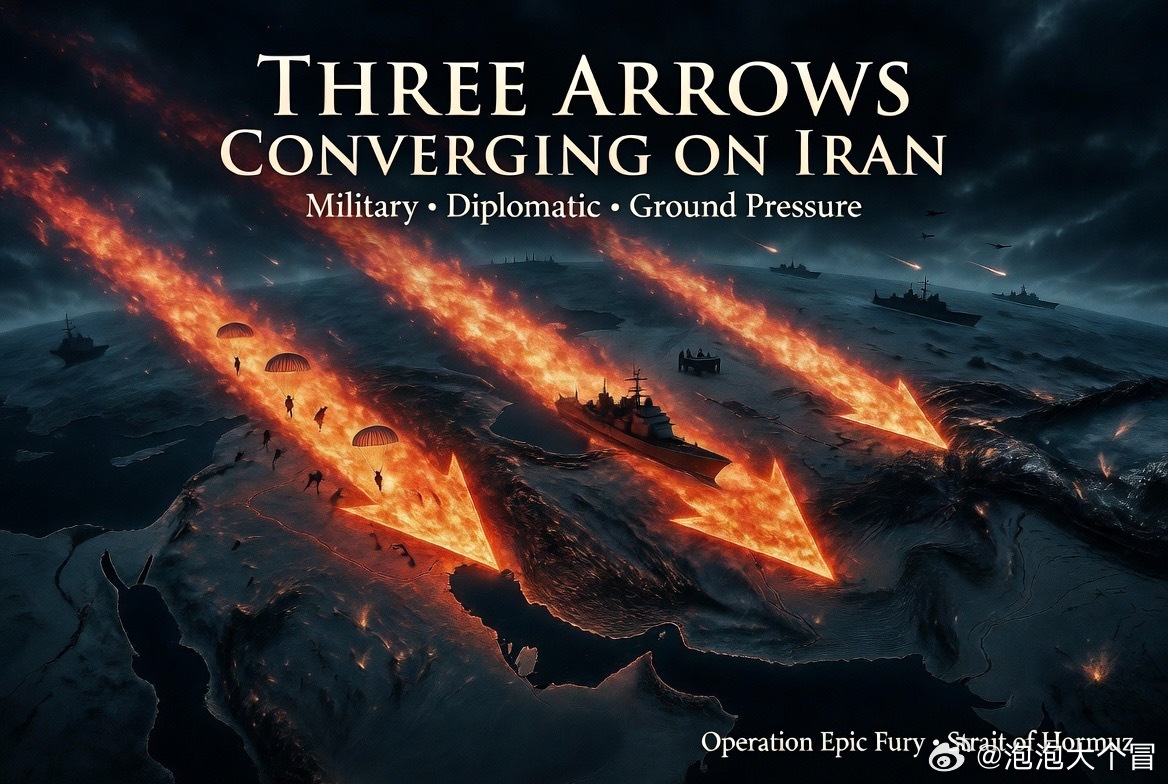 美军三箭齐发，一起射向伊朗：-第82空降师，来自美国快速反应部队的2000名伞兵