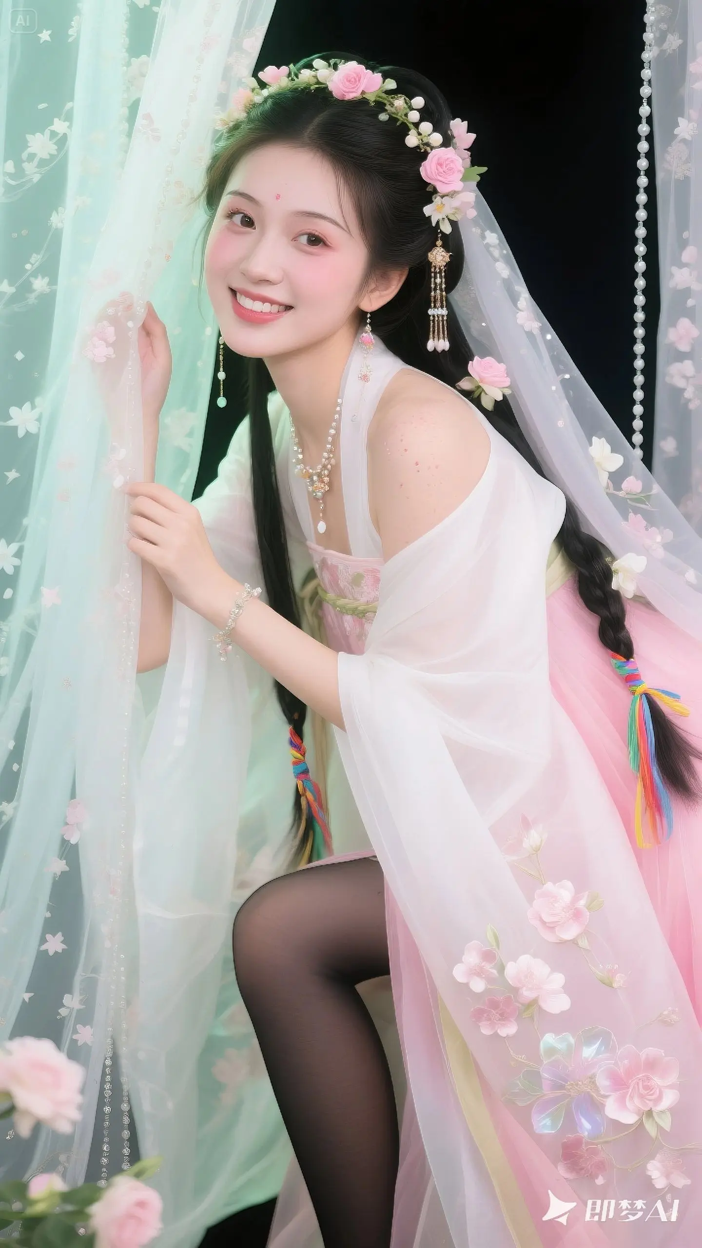 可以加入文字元素，那就加“纯欲奶茶”吧
